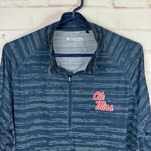 Ole Miss Columbia Golf 1/4 Zip Jacket